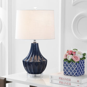 Tate 24.5" Ceramic LED Table Lamp - JONATHAN Y